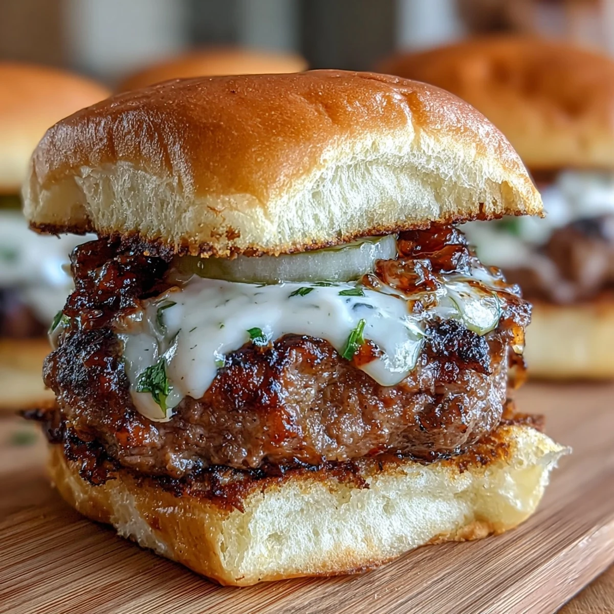 Juicy Mini Smash Burgers with Crispy Patties