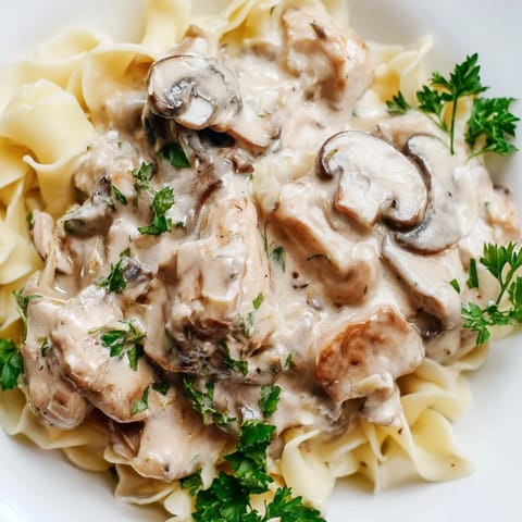 Chicken and Mushroom Stroganoff