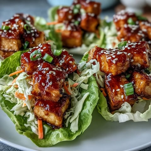 Vegan Sweet Chili Tofu Cups