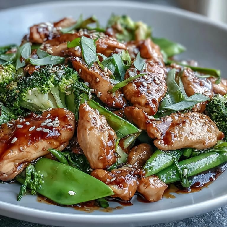 Quick and nutritious 30-minute chicken stir-fry loaded with vibrant vegetables and lean protein, perfect for busy weeknight dinners.